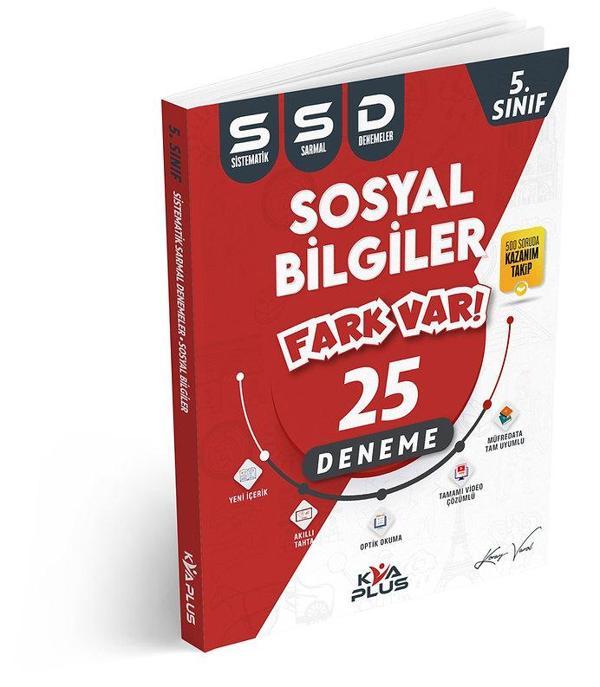 Kva 2024 5. Sınıf Sosyal Bilimler 25 Sistematik Sarmal Deneme - KVA Yayınları - Image 1