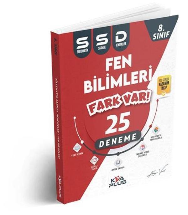 Kva 2024 8. Sınıf Fen Bilimleri 25 Sistematik Sarmal Deneme - KVA Yayınları - Image 1