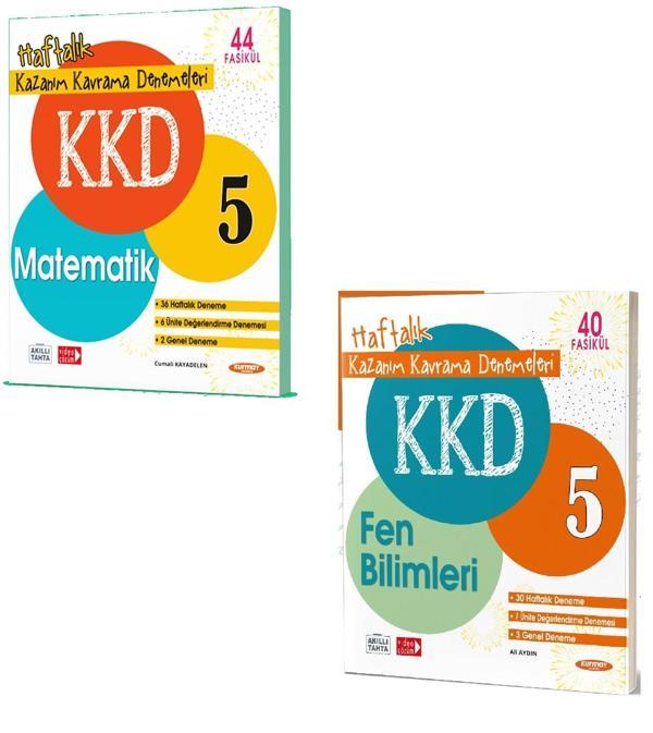 Kurmay 2024 5. Sınıf Matematik Fen Bilimleri Kazanım Kavrama Deneme Kkd Seti - Kurmay Yayınları - Image 1