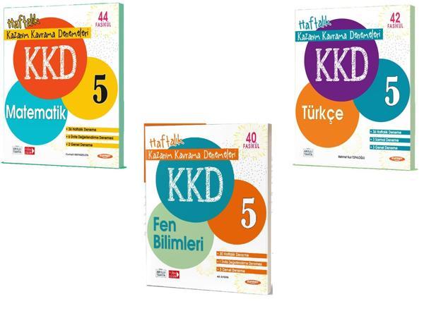 Kurmay 2024 5. Sınıf Matematik Türkçe Fen Kazanım Kavrama Deneme Kkd Seti - Kurmay Yayınları - Image 1