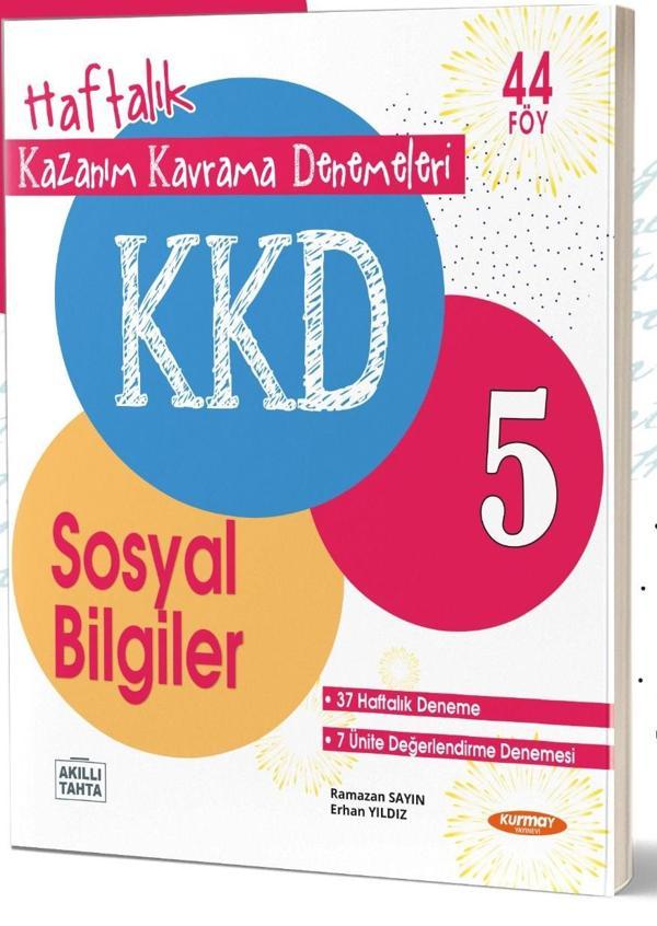 Kurmay 2024 5. Sınıf Sosyal Bilgiler Kazanım Kavrama Denemeleri 42 Fasikül - Kurmay Yayınları - Image 1