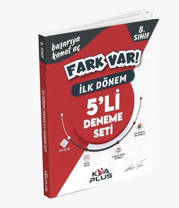 Kva 8. Sınıf Lgs 1. Dönem İlk Dönem 5 Li Deneme 2023 - KVA Yayınları - Image 1