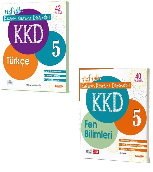 Kurmay 2024 5. Sınıf Türkçe Fen Bilimleri Kazanım Kavrama Deneme Kkd Seti - Kurmay Yayınları - Image 1