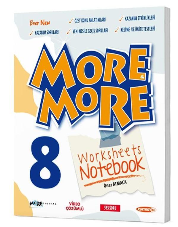 Kurmay Elt 2024 8. Sınıf Lgs More & More Notebook Worksheets - Kurmay Yayınları - Image 1