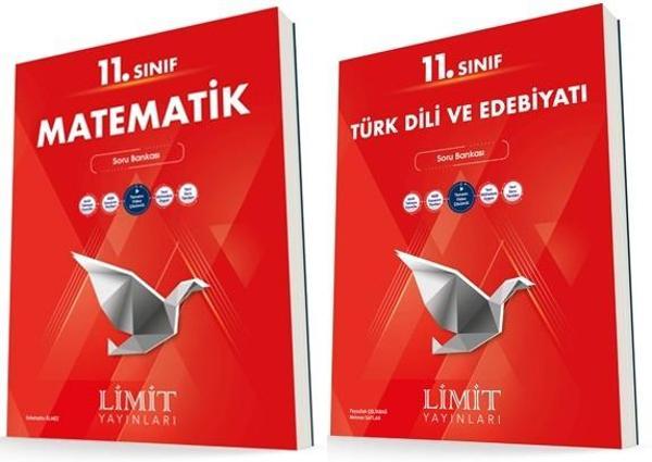 Limit 11. Sınıf Matematik + Edebiyat Soru Bankası Seti 2 Kitap 2023 - Limit Yayınları - Image 1