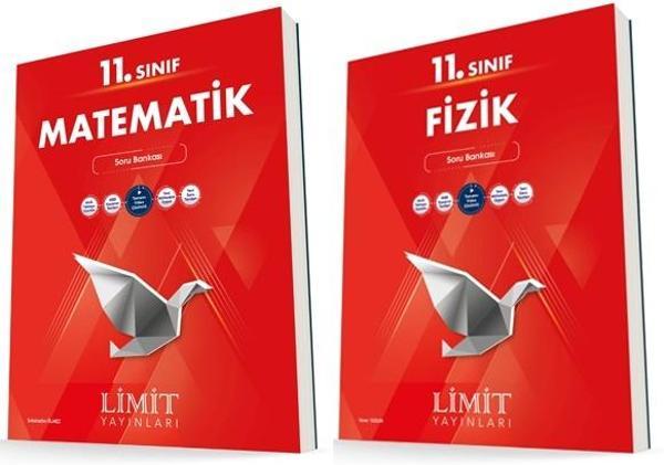 Limit 11. Sınıf Matematik + Fizik Soru Bankası Seti 2 Kitap 2023 - Limit Yayınları - Image 1