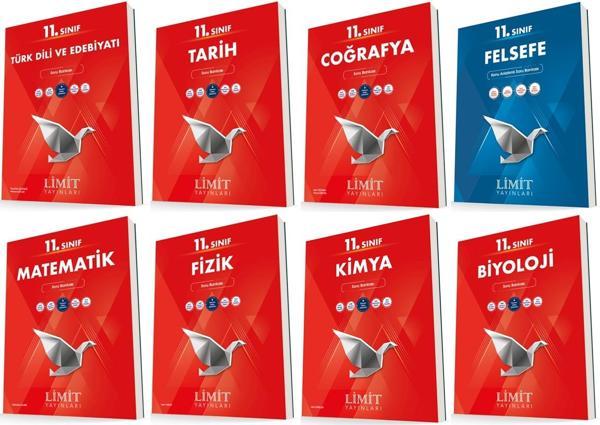 Limit 11. Sınıf Soru Bankası Seti Tam Set 8 Kitap 2023 - Limit Yayınları - Image 1