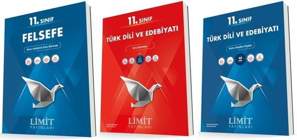 Limit 11. Sınıf Edebiyat + Felsefe Konu + Soru Seti 3 Kitap 2023 - Limit Yayınları - Image 1