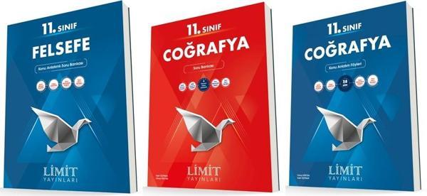 Limit 11. Sınıf Felsefe + Coğrafya Konu + Soru Seti 4 Kitap 2023 - Limit Yayınları - Image 1