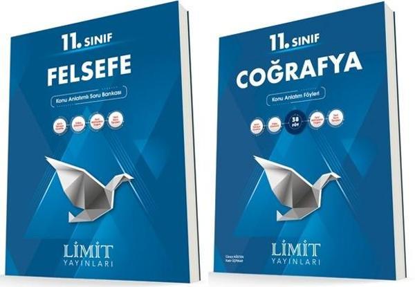 Limit 11. Sınıf Felsefe + Coğrafya Konu Föyleri Seti 2 Kitap 2023 - Limit Yayınları - Image 1