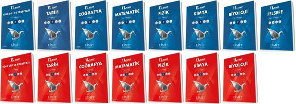 Limit 11. Sınıf Konu Anlatım Föyleri + Soru Soru Bankası Seti Tam Set 15 Kitap 2023 - Limit Yayınları - Image 1