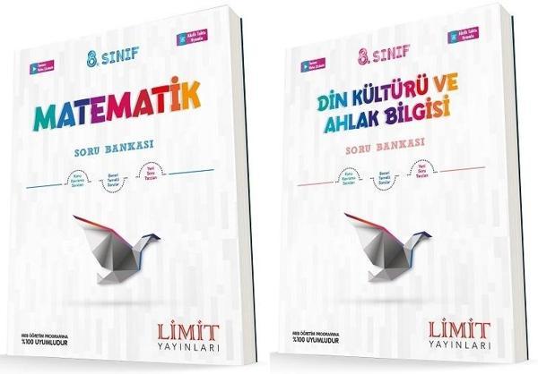 Limit 8. Sınıf Matematik + Din Soru Seti 2 Kitap 2023 - Limit Yayınları - Image 1