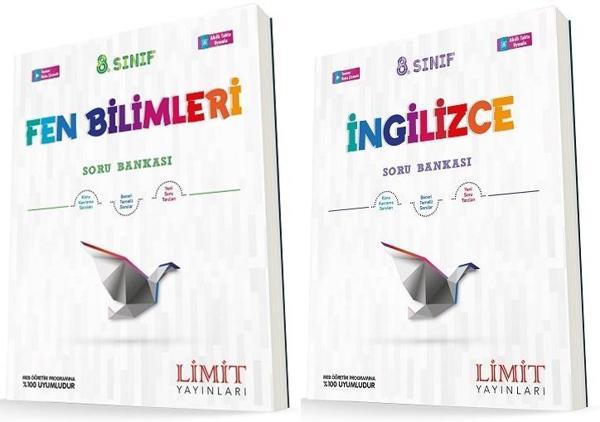 Limit 8. Sınıf Fen Bilimleri + İngilizce Soru Seti 2 Kitap 2023 - Limit Yayınları - Image 1