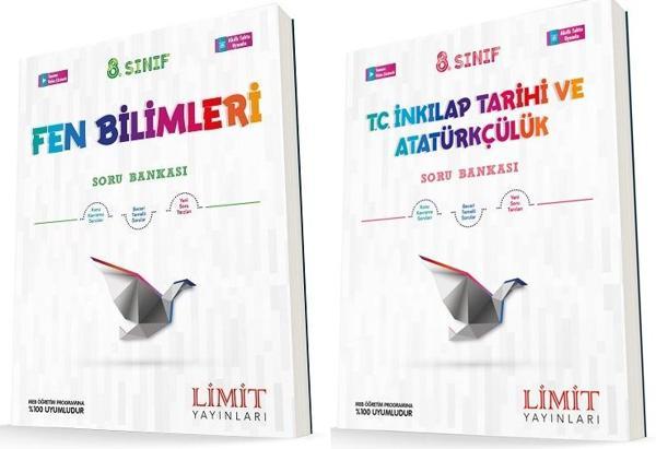 Limit 8. Sınıf Fen Bilimleri + İnkılap Soru Seti 2 Kitap 2023 - Limit Yayınları - Image 1