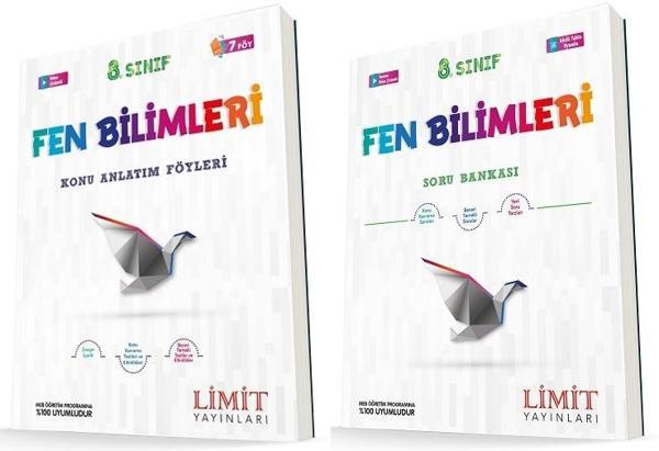 Limit 8. Sınıf Fen Bilimleri Konu Föyleri + Soru Seti 2 Kitap 2023 - Limit Yayınları - Image 1