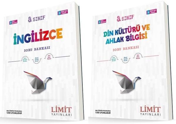 Limit 8. Sınıf İngilizce + Din Soru Seti 2 Kitap 2023 - Limit Yayınları - Image 1