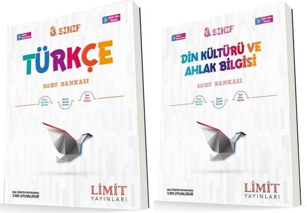 Limit 8. Sınıf Türkçe + Din Soru Seti 2 Kitap 2023 - Limit Yayınları - Image 1