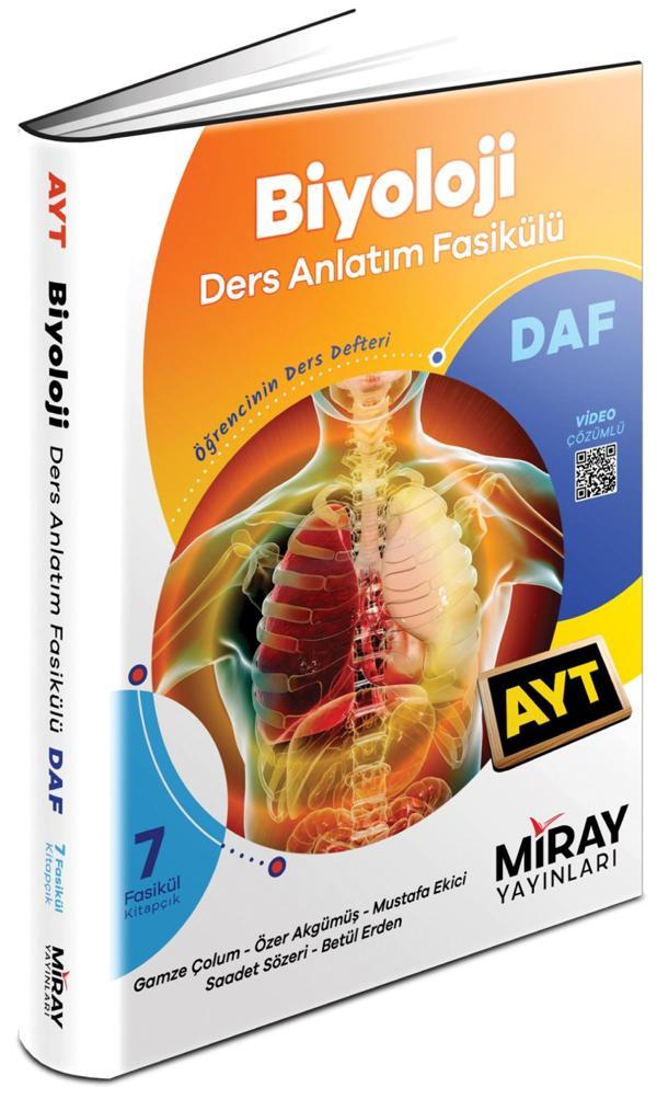 Miray 2024 Ayt Biyoloji Ders Anlatım Fasikülleri - Miray Yayınları - Image 1
