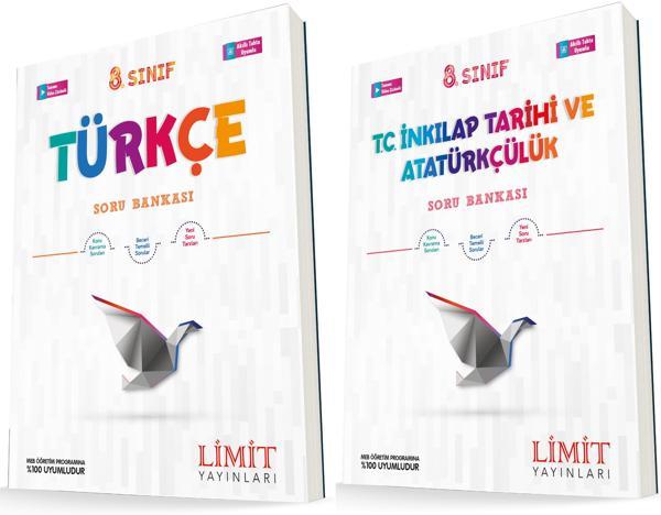 Limit 8. Sınıf Türkçe + İnkılap Soru Seti 2 Kitap 2023 - Limit Yayınları - Image 1