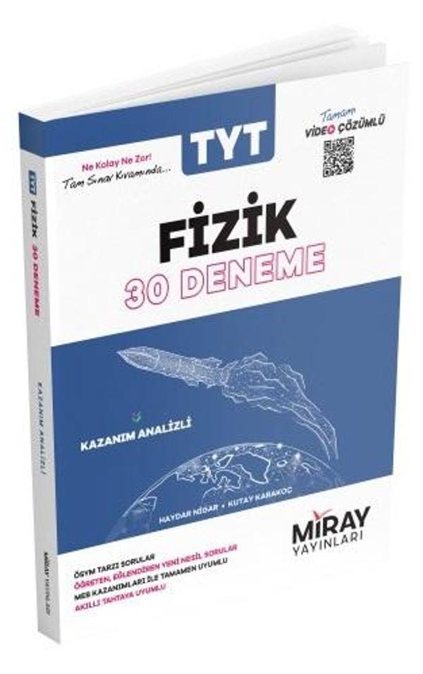 Miray 2024 Tyt Fizik 30 Deneme - Miray Yayınları - Image 1