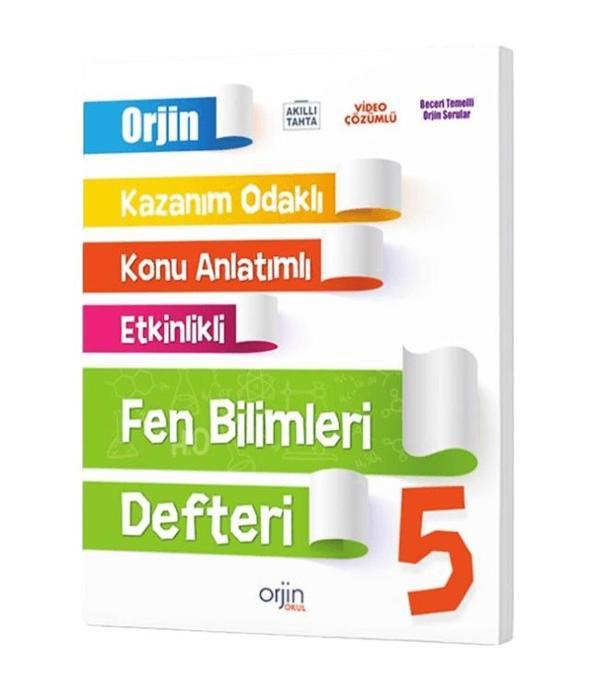 Orjin Okul 2024 5. Sınıf Fen Bilimleri Kazanım Odaklı Defteri - Image 1