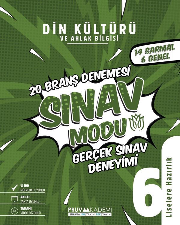 Pruva Akademi 6. Sınıf Din Kültürü Sınav Modu Deneme Sınavı 2023 - Pruva Akademi - Image 1