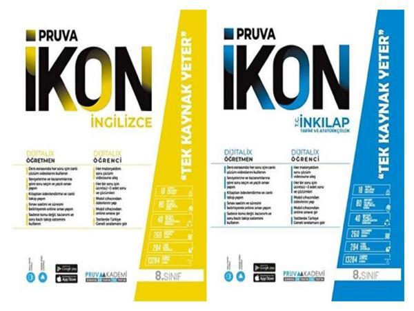 Pruva Akademi 8. Sınıf İngilizce + İnkılap Tarihi Defter Seti 2 Kitap 2023 - Pruva Akademi - Image 1
