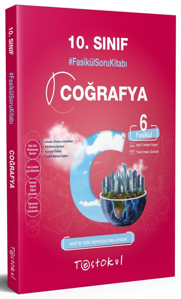 Test Okul 10. Sınıf Coğrafya Fasikül Soru Kitabı Bankası 2023 - TestOkul Yayınları - Image 1