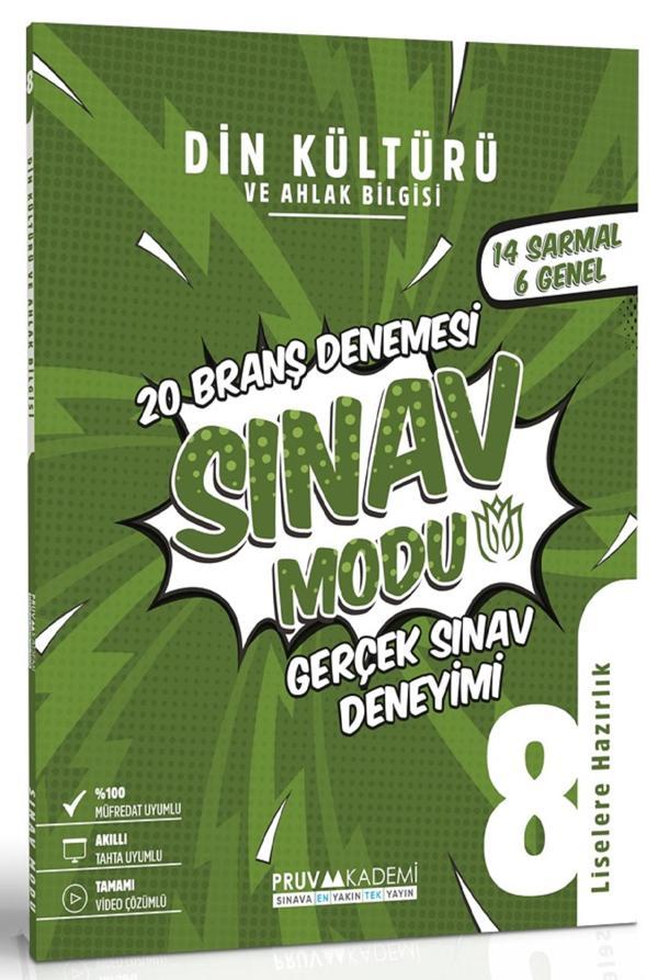 Pruva Akademi 8. Sınıf Lgs Din Kültürü Sınav Modu Deneme Sınavı 2023 - Pruva Akademi - Image 1