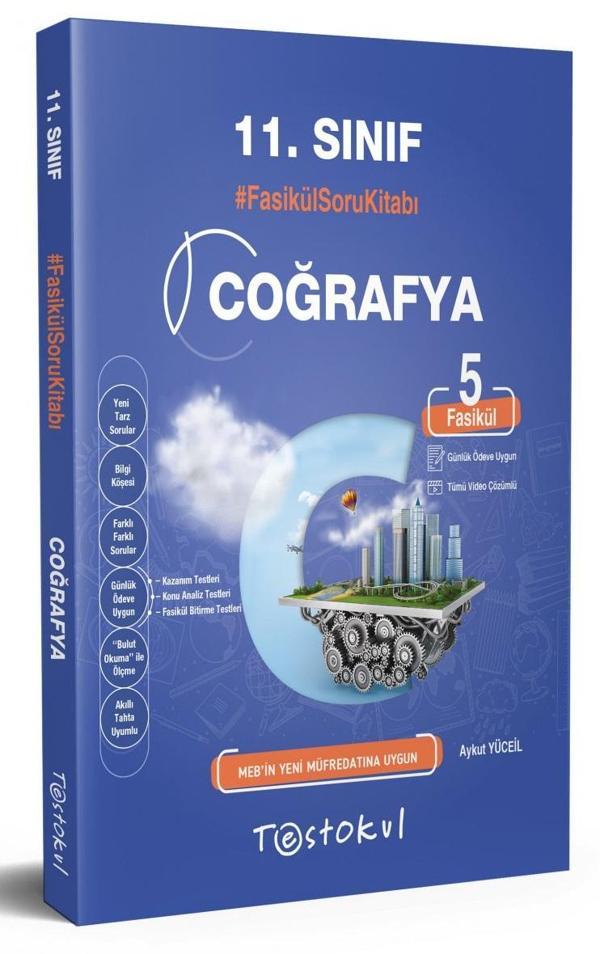 Test Okul 11. Sınıf Coğrafya Fasikül Soru Kitabı Bankası 2023 - TestOkul Yayınları - Image 1
