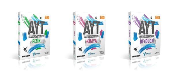 Toprak 2024 Tyt Ayt Fizik Kimya Biyoloji Soru Bankası Seti 6 Kitap - Toprak Yayınları - Image 1