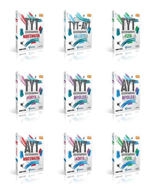 Toprak 2024 Tyt Ayt Sayısal Soru Bankası Seti 9 Kitap - Toprak Yayınları - Image 1