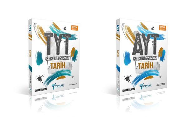 Toprak 2024 Tyt Ayt Tarih Soru Bankası Seti 2 Kitap - Toprak Yayınları - Image 1