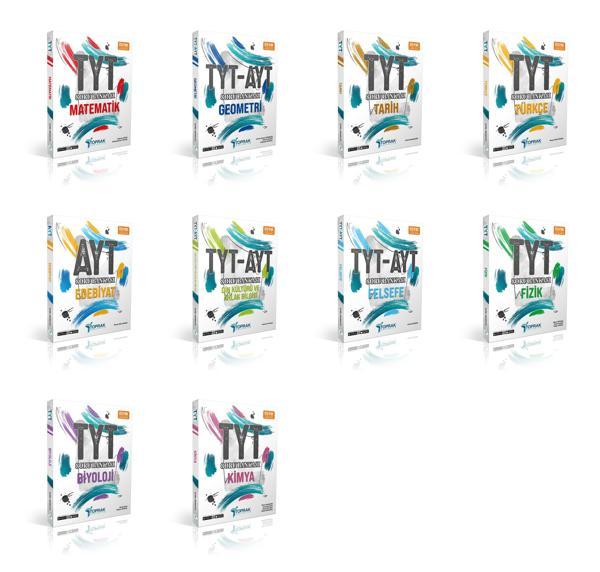 Toprak 2024 Tyt Soru Bankası Seti 10 Kitap Tam Set - Toprak Yayınları - Image 1