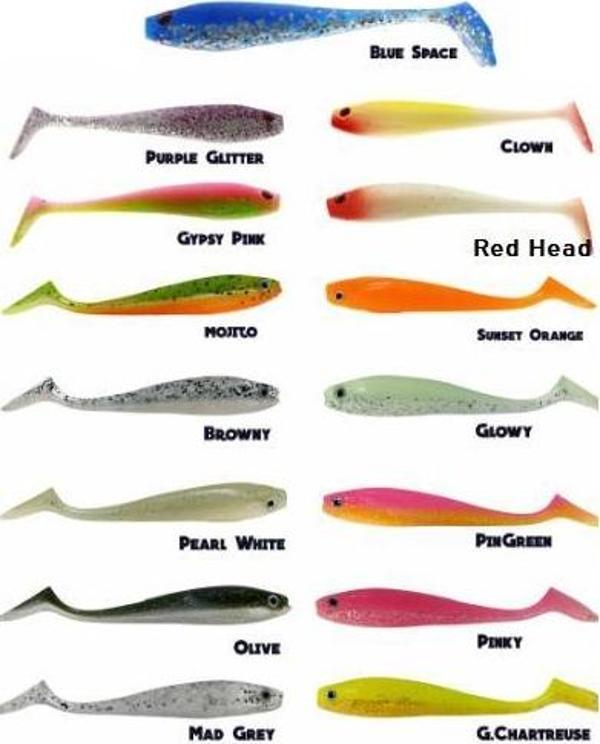 Fujin Duck Tail 9cm Silikon Balık Gypsy Pink - Image 1
