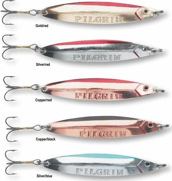 Hansen Pilgrim 8.9cm 32g Kaşık Silver - Red - Image 1