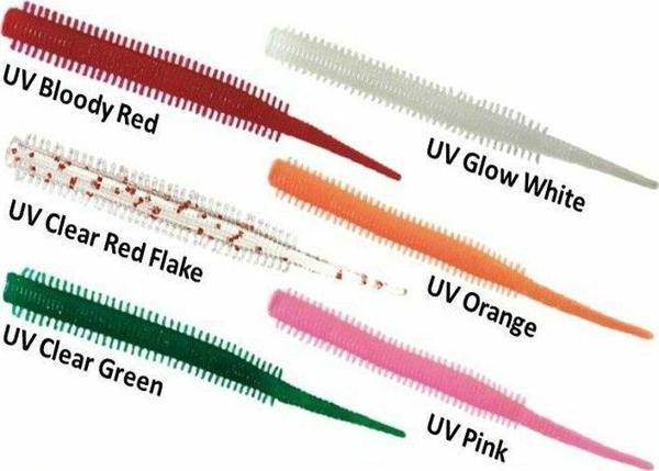 Nikko Sandworm Floating 8.5cm LRF Silikonu Bloody Red - 361 - Image 1