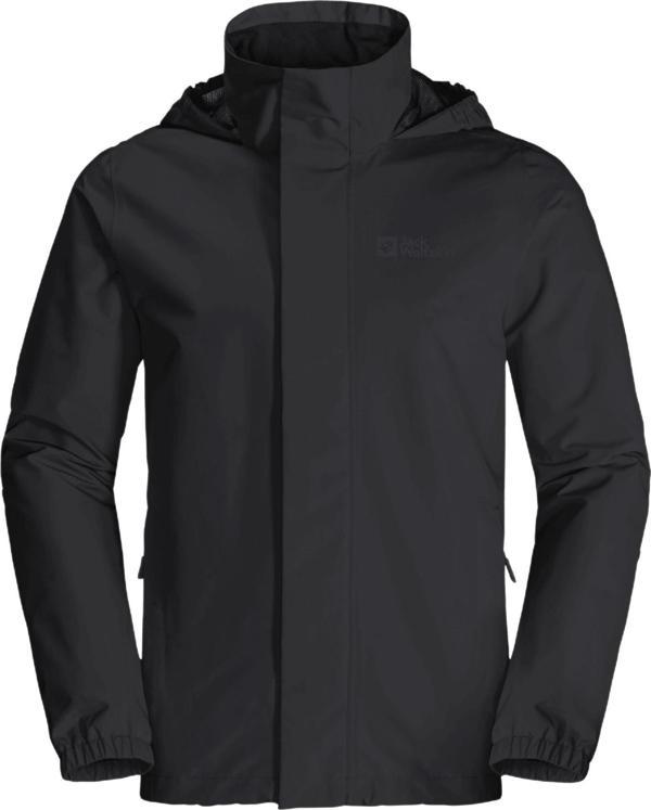 Jack Wolfskin 1111142 Stormy Point 2L Jkt M Siyah Erkek Mont - Image 1