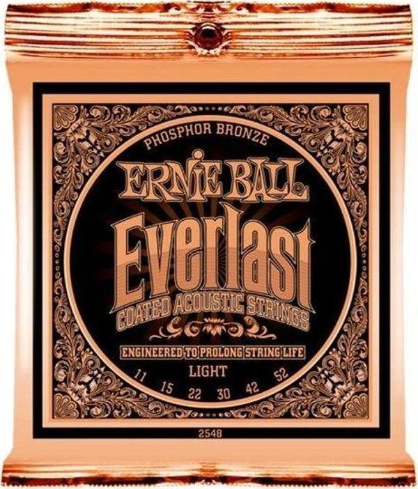 Ernie Ball P02548 Everlast Akustik Gitar Teli (Light) - Image 1