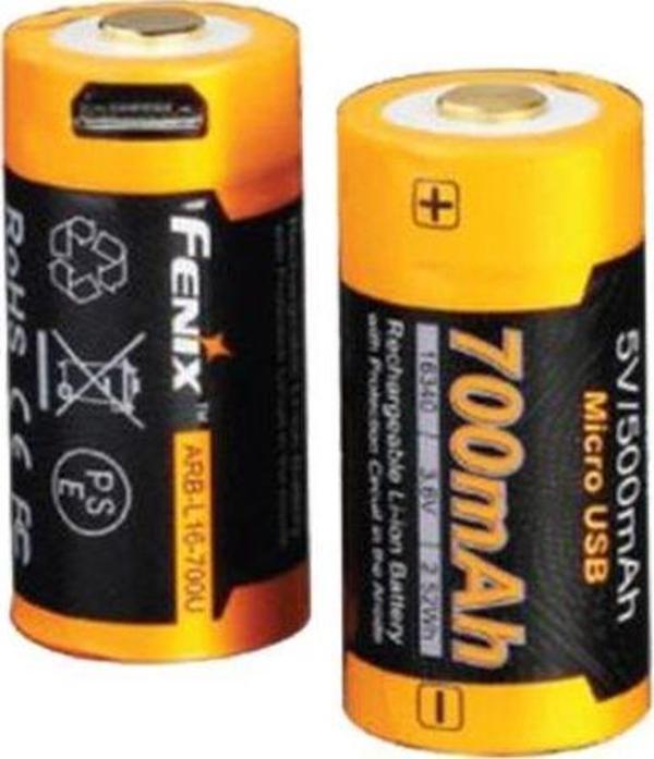 FENİX ARB-L16-700 mAH USB ŞARJLI PİL - Image 1