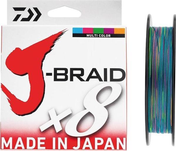 Daiwa JBraid 8B 300 M Multicolor İp Misina (12755124) 0,18 mm. - Image 1