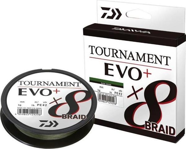 Daiwa Tournament EVO+ 8B Dark Green İp Misina (270m) 0,18 mm. - Image 1
