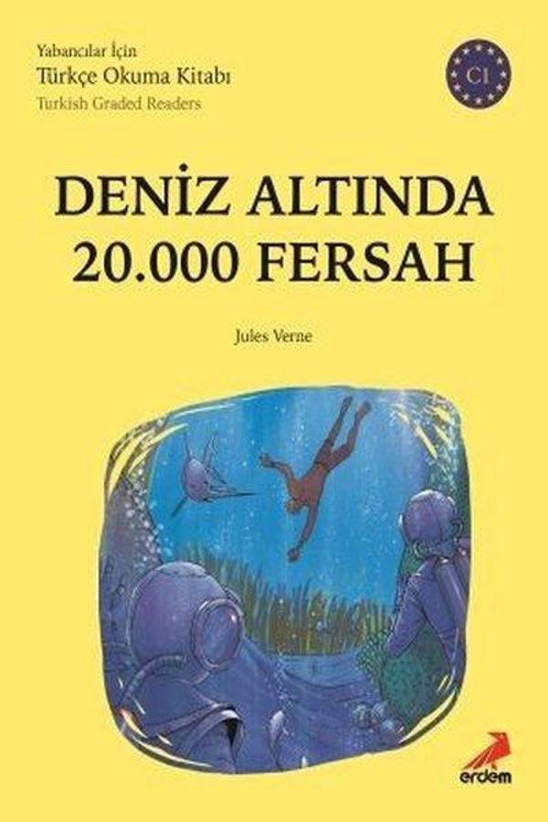 Deniz Altında 20000 Fersah-C1 Yabancılar İçin Türkçe Okuma Kitabı - Erdem Yayınları - Image 1