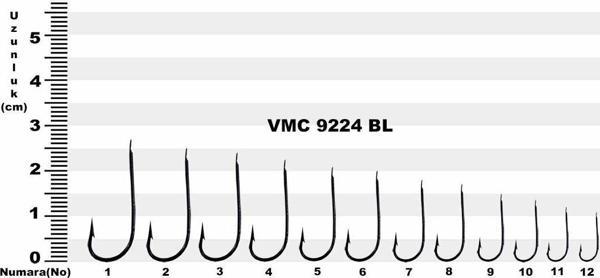 Vmc 9224BL (1522) Siyah Sinek İğnesi (100 ADET) 12 No. - Image 1