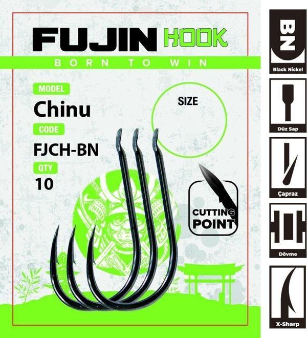 Fujin Chinu Çapraz Deliksiz Olta Kancası 7 No. - Image 1