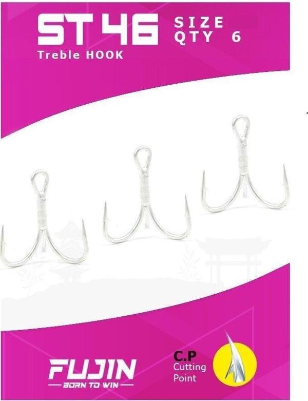 Fujin ST46 Üçlü Maket Balık İğnesi 10 no - Image 1