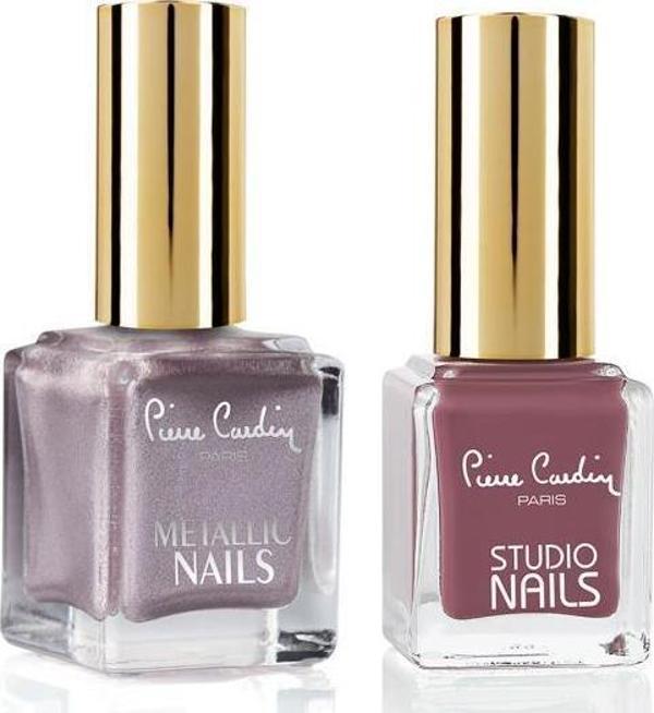 Pierre Cardin Studio Nails & Metallic Nails - 2'li Oje - Image 1