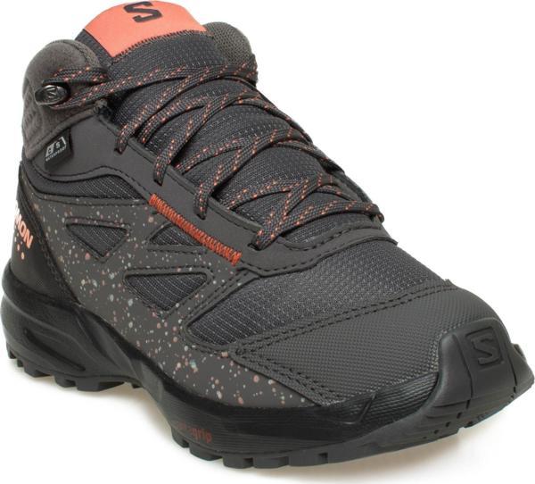 Salomon 472835 Outway Mid Cswp Junior Gri Çocuk Ayakkabı - Image 1