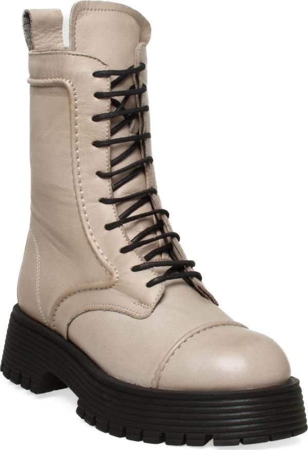 Mammamia D23Kb-4030 Günlük Krem Kadın Bot - Image 1