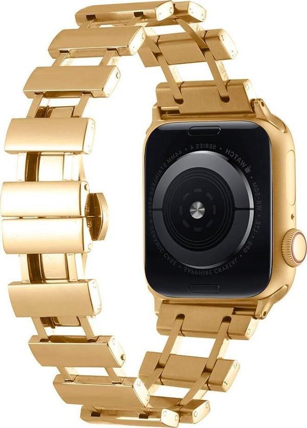 Watch Ultra 49mm Uyumlu KRD-96 Tasarım Metal Kordon - Image 1